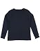 Leveret Long Sleeve Solid T-Shirt 100% Cotton (6 Years, Navy)