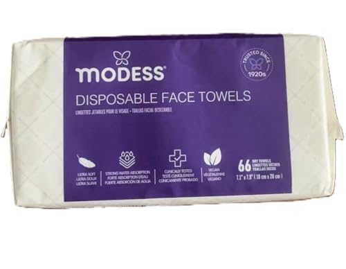 Disposable Face Towels, Ultra Soft, Vegan, Clinically Tested, 66 Count, 7.1 x 7.9 Inches (66) image 4