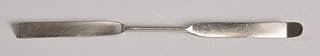 United Scientific SSFB04 Stainless Steel Spatula, 4 in. (10 cm) Long, one end Flat, one end Bent