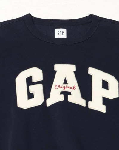 Image of Gap Men Embroidered Standard Fit Crew Full Sleeve Sweatshirt