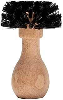 Coffee Tamper Cleaning Brush Coffee Protafilter Brush Coffee Grinder Machine Cleaning Brush Wood Dusting Brush Cleaning Coffee Tools (58mm)