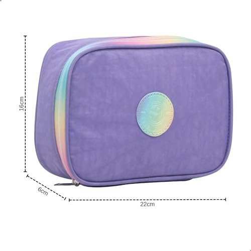 Estojo Escolar Box 1 Compartimento Divisoria Porta Lapis Canetas Yepp MB13095-E (Lilas)