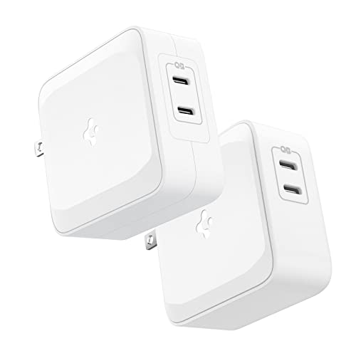 Spigen ArcStation Pro 100W Dual USB C Wall Charger [GaN II] with ...