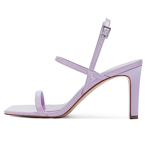 Image of Modatope Womens Sandals Open Toe Strappy Sandals Ankle Strap High Heel Sandals for Women