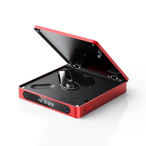 Image of FiiO DM13 Multifunctional Portable Stereo CD Player with Long-Lasting Battery, Supports USB Ripping, Optical /coaxial /3.5mm /4.4mm outputs (Red Bluetooth) | USB CD Ripping, Optical and Coaxial Digital Outs, 3.5mm and 4.4mm Headphone Outputs, Bluetooth Aptx and Aptx HD, ≥10h Battery