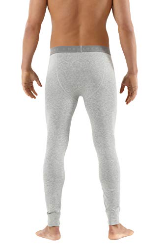 Men's Long Johns Made of Organic Stretch Cotton Gray2