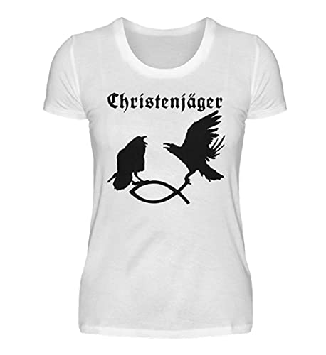 T-Shirt de qualité supérieure Femme Hugin et Munin Odins Raben L