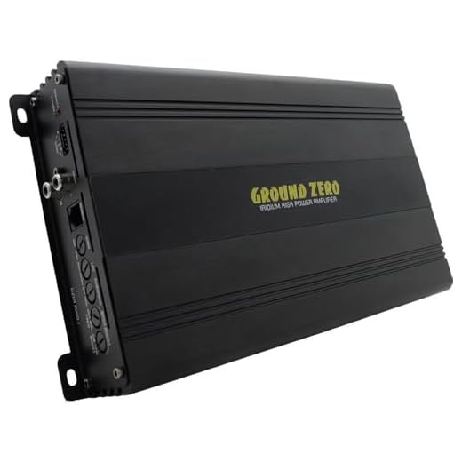 Ground Zero GZIA 1500.1 – Mono Class‑D Subwoofer‑Verstärker 1 Ω stabil, 1 350 W RMS @ 1 Ω / 900 W @ 2 Ω, variabler LPF/BPF/HPF & Bass‑Boost