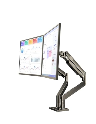 Support de moniteur double LED G32 bras à ressort à gaz 22-32 pouces
