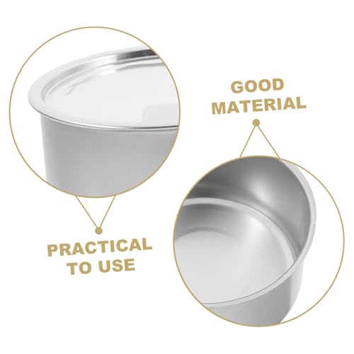 Lata de aluminio minimalista PRETYZOOM para conservar comida y repostería 6