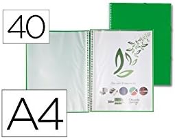 Liderpapel EC15 A4 Wiro Display Book - Green