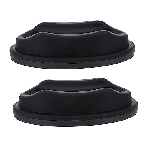 SUPVOX 2pcs Bike Front Wheel Riser Block Stabilize Bike Support for Indoor Cycling Front Wheel Pad Bike Trainer Plastic Material Non-Slip Design