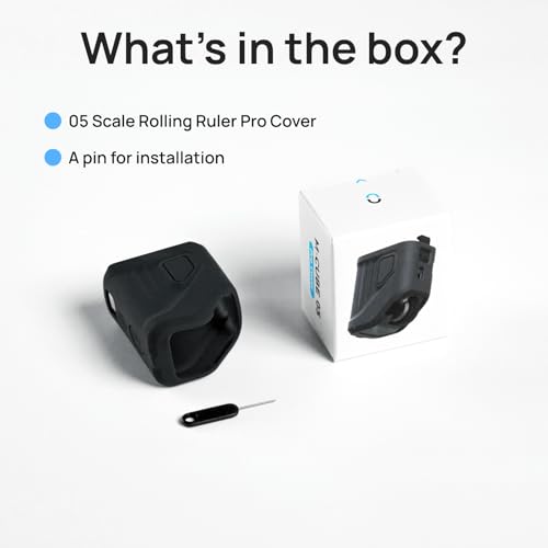 Règle HOZO M-Cube 05 Rolling Ruler Pro avec étui anti-glisse