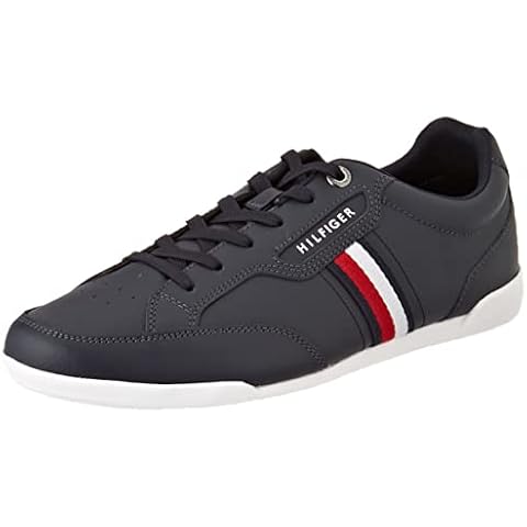 Tommy Hilfiger Herren Cupsole Sneaker Classic Low Cupsole Leather Schuhe Cover