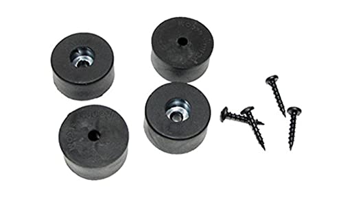 Penn Elcom 4 Amp Case Rubber Feet/Speaker Foot Bumper 1 1/2" X 3/4" F1686/20