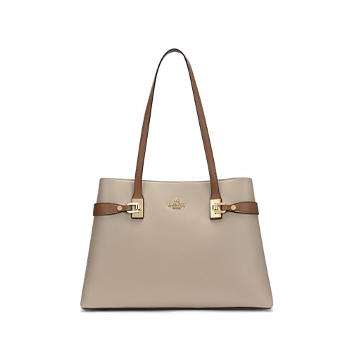 Image of LAVIE PARIS Women's 3 Compartment Large Satchel Bag | Satchel Handbag for Work | Ladies Purse | Stylish Shoulder Bag | Gift for Women