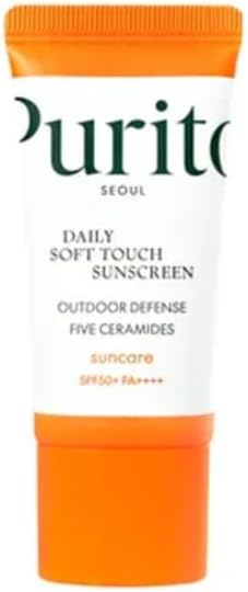 Daily Soft Touch Sunscreen 15ml (0.507 fl oz) | SPF 50+ PA++++ Broad-Spectrum Protection | No White Cast, Skin Barrier Support | Lightweight, Imported, Trial-Tested