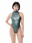 LEOHEX – LEOHEX Damen Badeanzug Hochkragen Schwimmanzug Einteiler Rüc