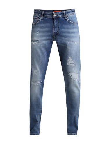 Image of Jack & Jones Men's Skinny Fit Jeans | Low Rise | Jeans for Men