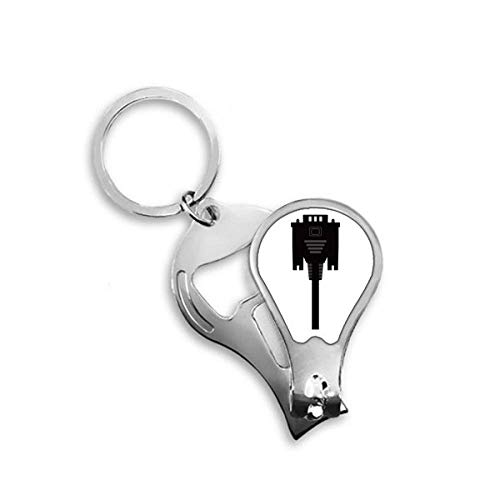 Câble noir Branchez l'écran d'affichage Toenail Clipper Cutter pour coupe précise