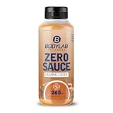 Bodylab24 Zero Sauce Karamellkeks 265ml, kalorienarm, nur 3-9 kcal je 15g Portion, fett- und zuckerreduziert, perfekt zum Verfeinern von Gerichten, als Sauce oder Dressing, ideal für jede Diät