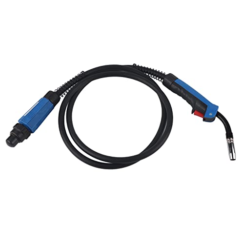 FTVOGUE Strumento di Pistola a Bobina di Saldatura con Cavo Lungo, Pistola 150A per Filo di Saldatura 0,6-1,0 Mm