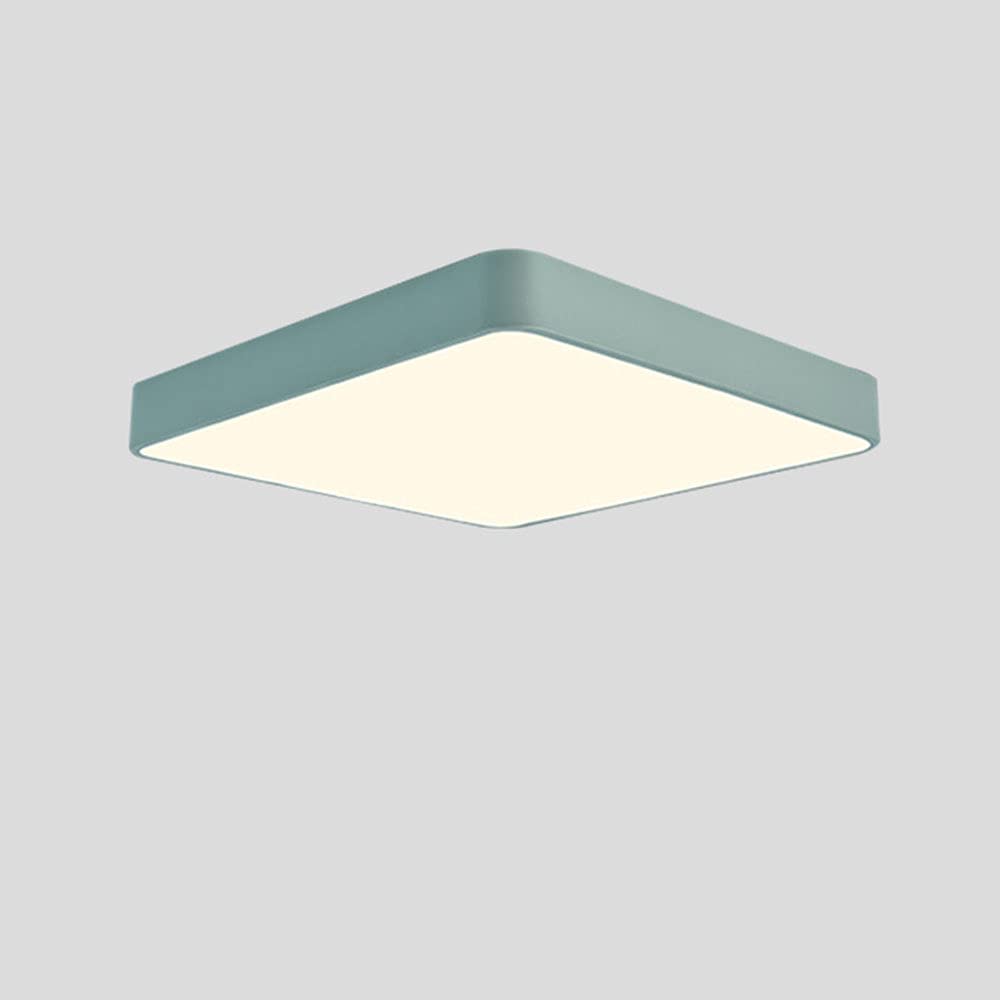 Różowa akrylowa lampa sufitowa LED o zmiennej intensywności, cienkie okrągłe oprawy oświetleniowe z makaronu, odpowiednia do pokoju dziecięcego przedpokój biurowy (średnica: 16 cali)