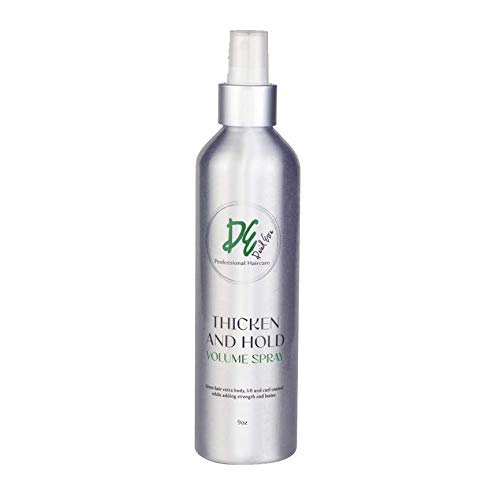 David Ezra DE Thicken & Hold Volumizing Spray for Fine/Thin Hair made with All Natural Organic Ingredients Cruelty FREE & Vegan