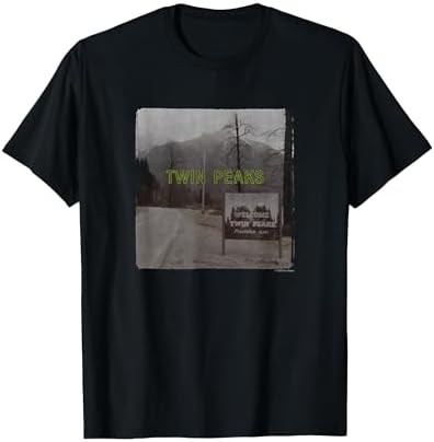 Twin Peaks Welcome Sign with Mountain View T-Shirt