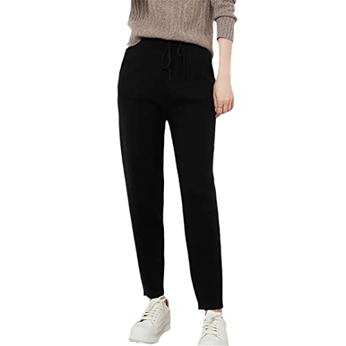 Pantalon 100% laine femme Wvapzxx fini le froid hivernal avec cette coupe large