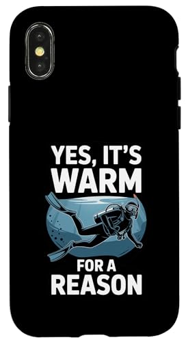 Yes It's Warm For A Reason �ʔ����X�L���[�o�_�C�r���O �X�}�z�P�[�X iPhone X/XS �p
