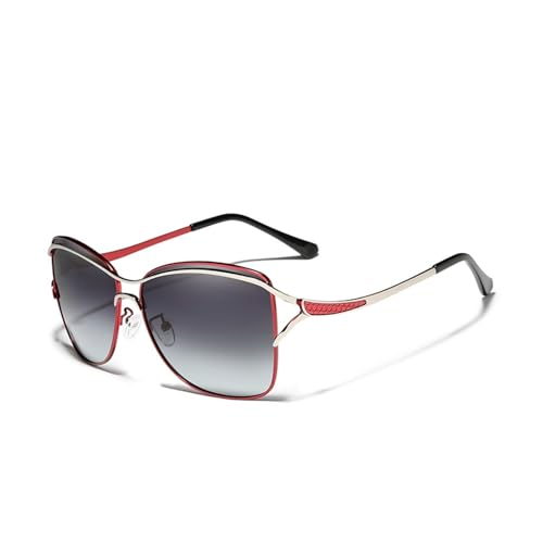 Lunettes de soleil rétro polarisées pour femmes verres dégradés protection solaire chic