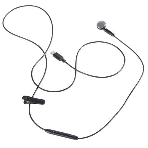 USB タイプ C イヤホン片面イヤフォン片耳イヤフォンマイク付き旅行ランニングとセキュリティ用 USB C
