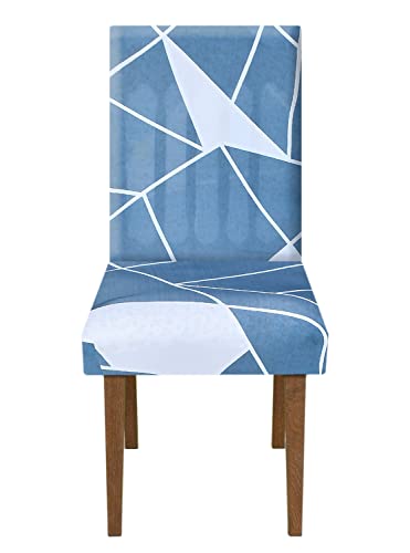 Image of Kuber Industries Lining Printed Elastic Stretchable Polyster Chair Cover for Home, Office, Hotels, Wedding Banquet (Forest Green)-50KM0927,Standard