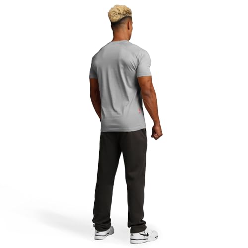 Image of Casual Short Sleeve Crew Neck Classic Wicking Breathable Fitness Muscle Athletic T Shirts Mens
