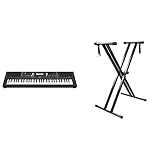 producto 2: Con cinco alturas ajustables, este soporte de piano digital se puede ajustar a alturas que oscilan entre 21 y 91 cm.