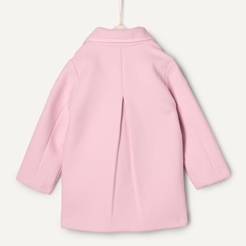Amazon Essentials x Sofia Grainge Toddler Girls' Wool Blend Coat, Pink, 4T - image 5