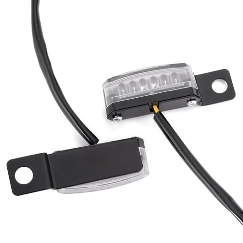 Clignotants séquentiels moto 12V feux de guidon ambre pour scooter motocross ATV