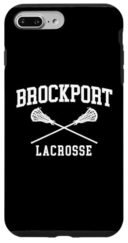 SUNY Brockport Golden Eagles Retro Lacrosse �X�}�z�P�[�X iPhone 7 Plus/8 Plus �p