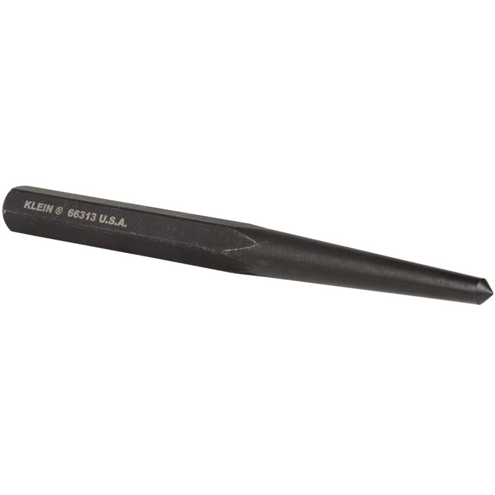 Klein Tools 66313 1/2-Inch Center Punch, 6-Inch Length, Made in USA