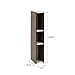 IRIS USA 3-Tier Cubby Storage Bookshelf with Adjustable Shelves, 6