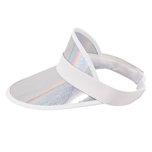 Image of Surkat Plastics Clear Sun Visors UV Protection Hat Cap Headwear Sunhat for Golf Tennis Beach Cycle