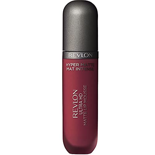 Revlon Ultra Hd Lip Mousse Hyper Matte, Liquid Lipstick, Red Hot, 0.02 Fluid Ounce