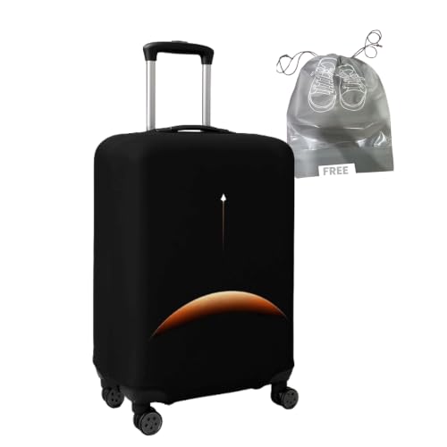 Image of WanderWraps Spendex Polyester Protective Luggage Cover | Hard Luggage Trolley Bag Cover | Washable | Dust Proof | Stretchable | S - 20 inch | D3