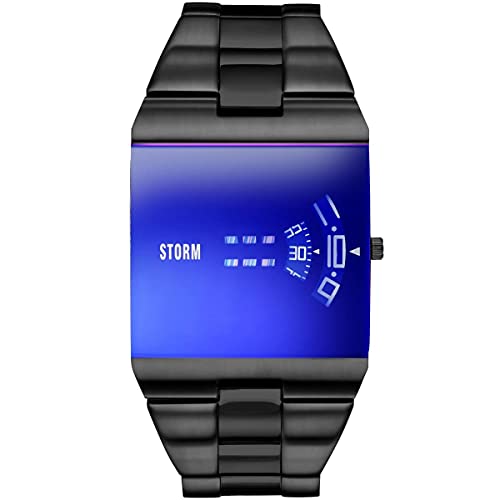 STORM NEW REMI SQ Men's Square Watch with a Signature revolving disc Movement and Domed Glass Made from Brushed Stainless Steel product thumbnail 8