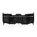 HEEPDD Black RC Car Tail Wing, Spoiler Wing Accessories for SCY 1/16 RC Car, Easy Installation Enhancer for Racing Performance Black Tail, Lightweight PA Rear Nan Model Toy