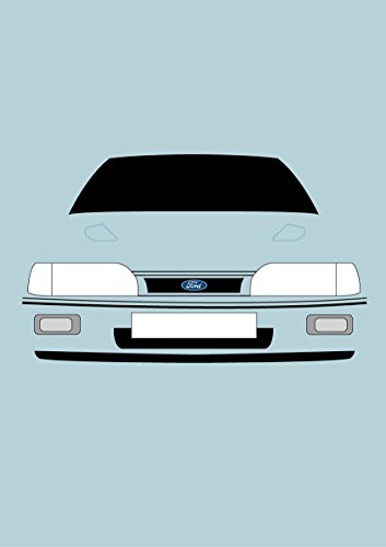Retro Motor Company Ford Sierra Sapphire Cosworth Greeting Card