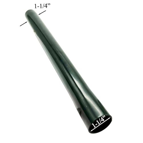 4Pack 1.25 Inch Vacuum Extension Wands with 1-1/4\" Fitting (32mm) (1.25 in) - 1.25 Inch Shop Vac Extension Tubes, Accessories and Attachment 32mm, Replacement Vacuum Cleaner Extension Pipe Tubes