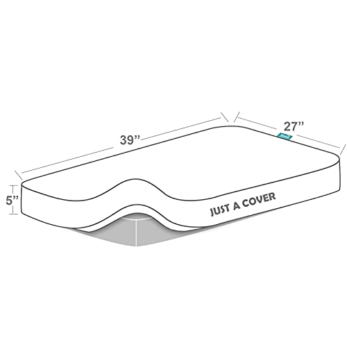Image of Pack and Play Mattress Pad Waterproof Sheets Quilted 39 inch x 27 inch Fitted Black