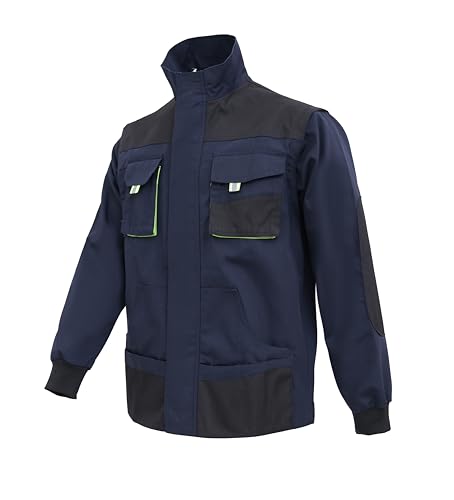 WORK IDEA Veste de travail multi-poches en toile robuste pour hommes